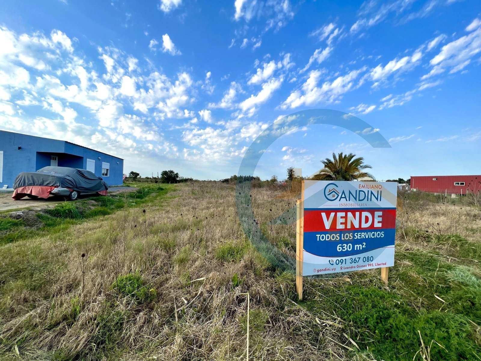Zona en crecimiento con servicios – 630 m²